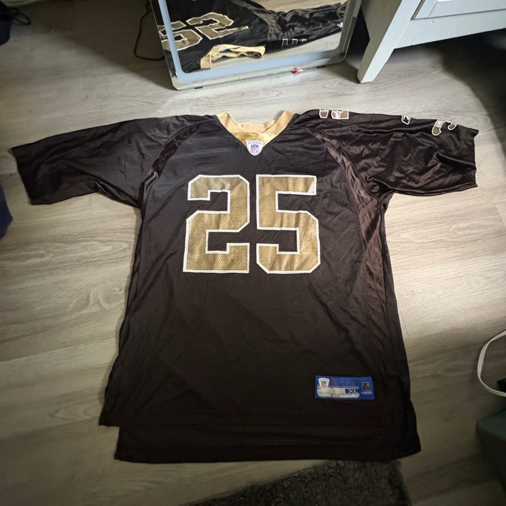 NFL Black and Gold Saints Jersey